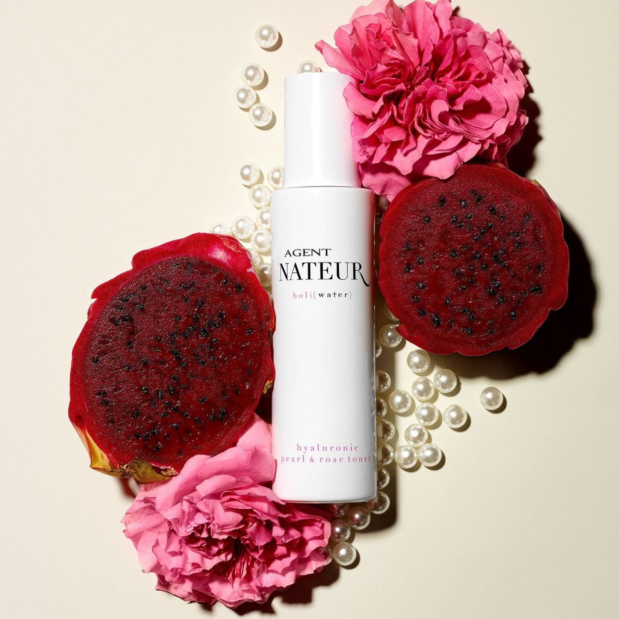 Agent Nateur holi (water) pearl and rose hyaluronic essence lifestyle