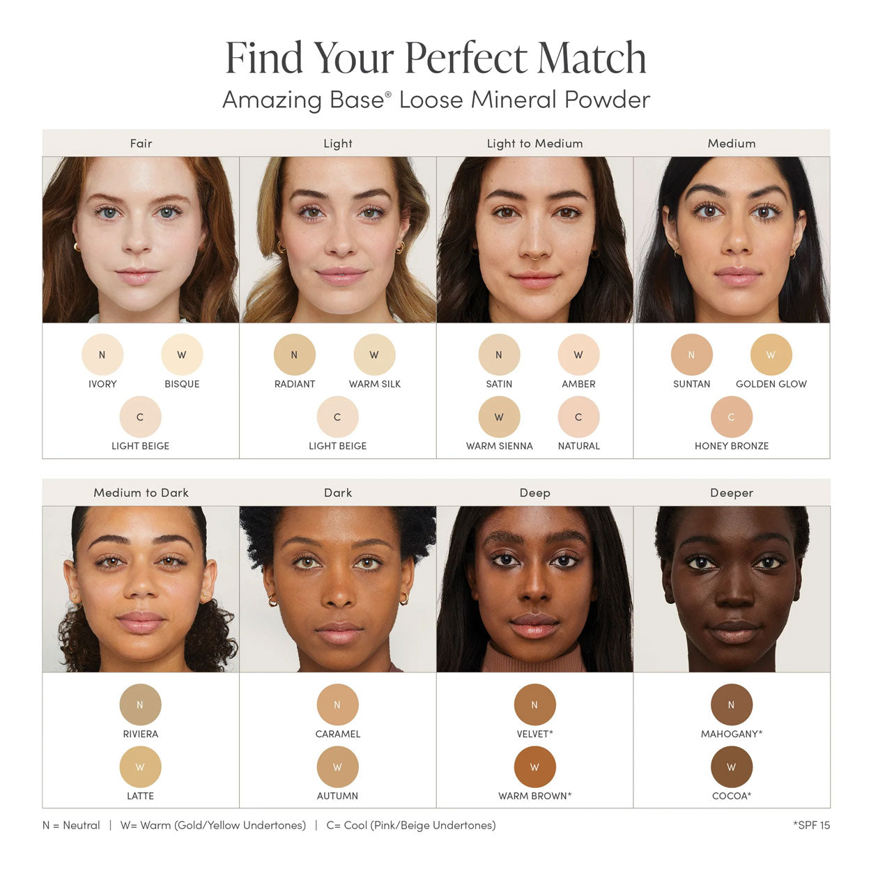 Amazing Base® Loose Mineral Powder SPF 20/15 Match