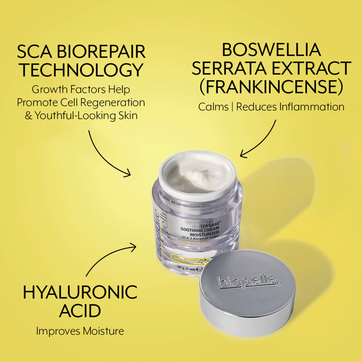 Biopelle Tensage Soothing Cream Moisturizer information