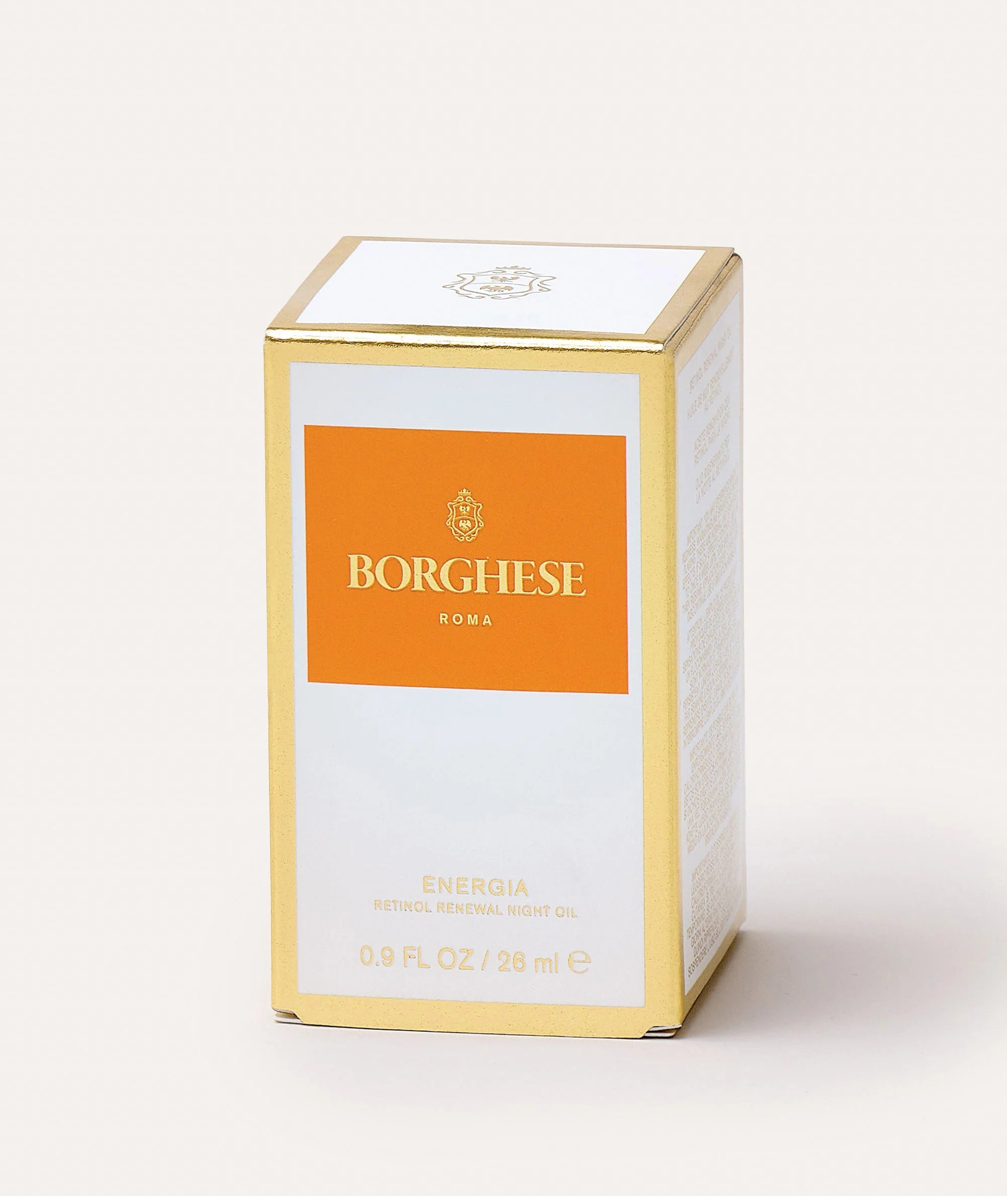 Borghese Energia Retinol Renewal Night Oil Packaging