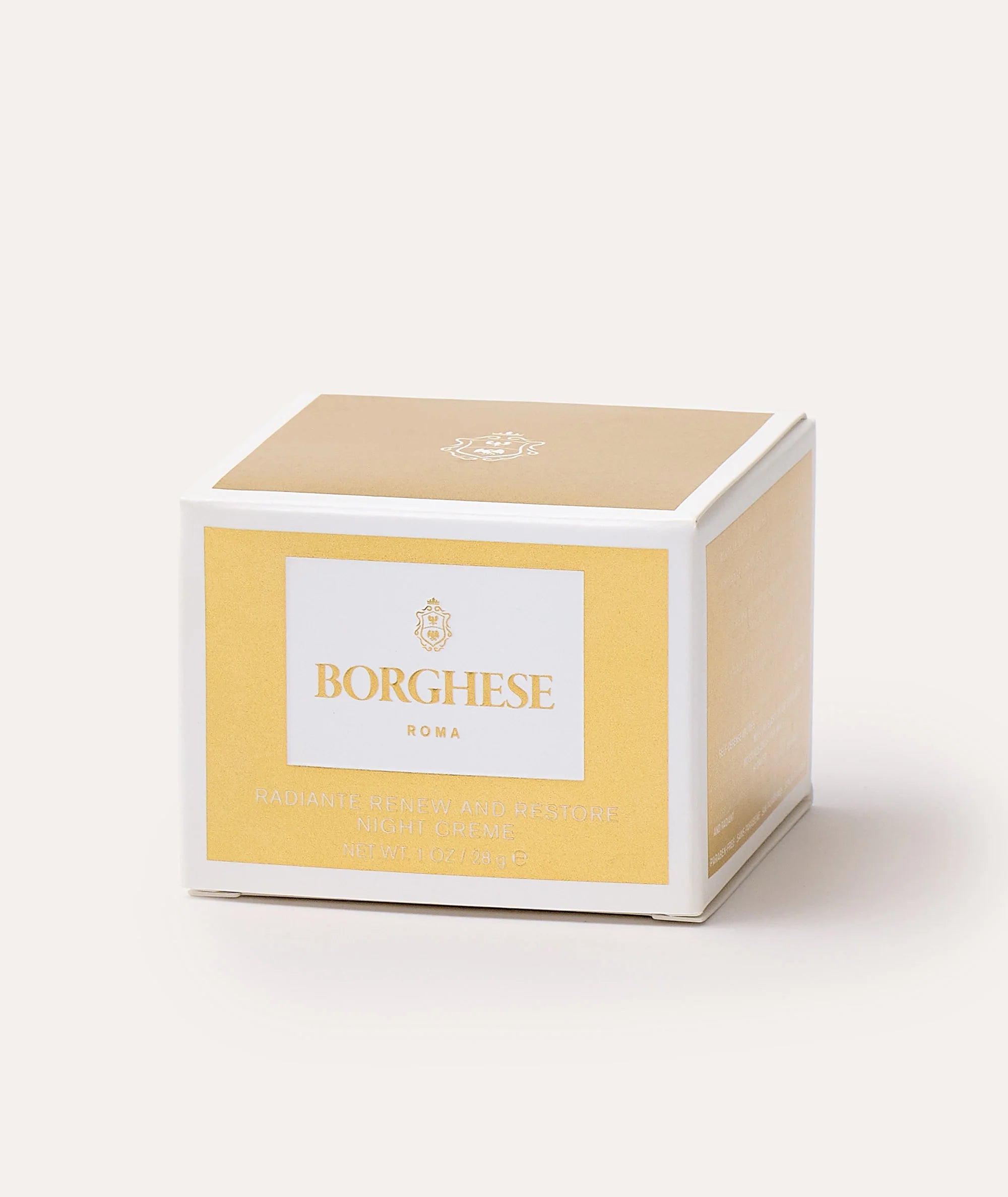 Borghese Radiante Renew and Restore Night Cream Packaging