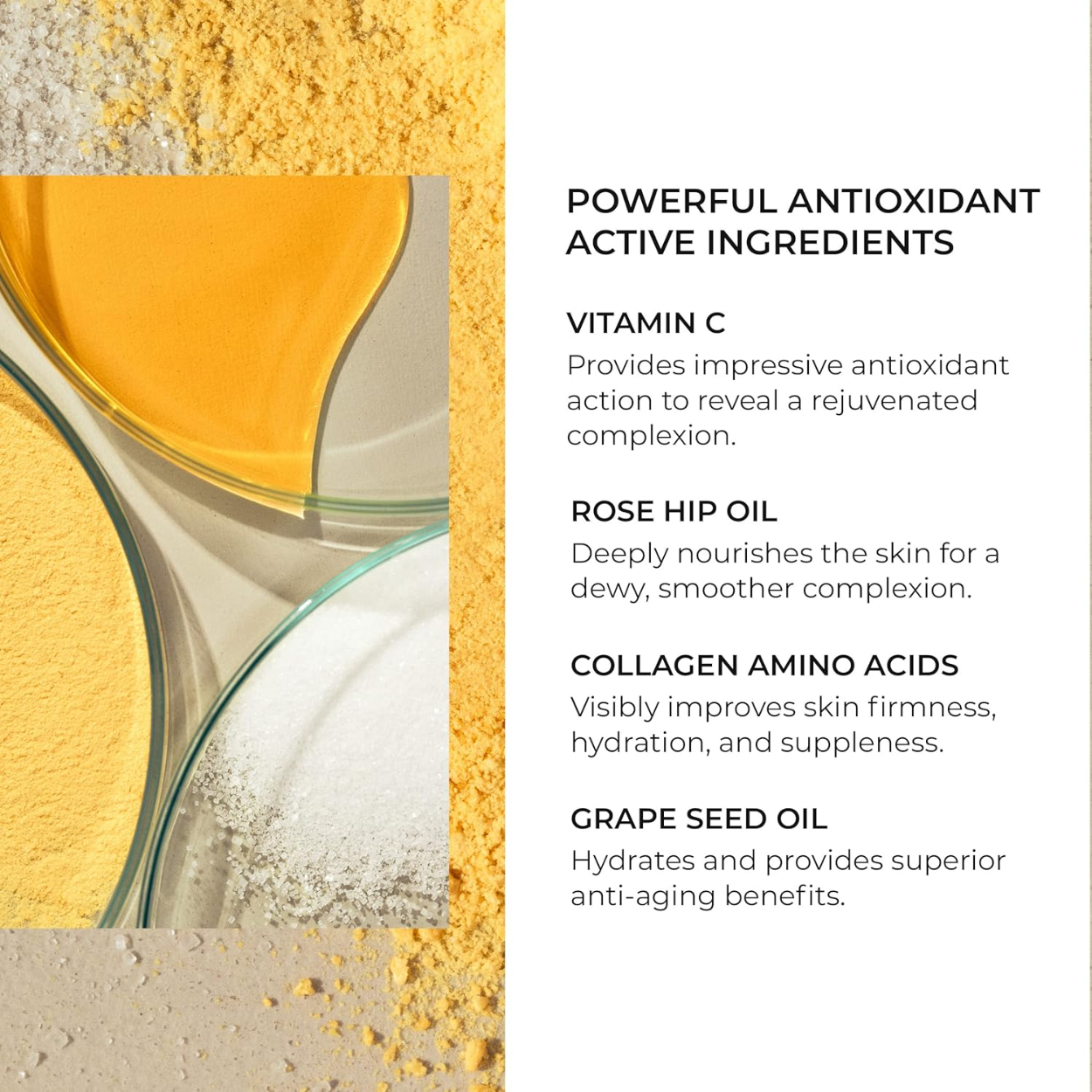 C+C Vitamin Cream Ingredients Image