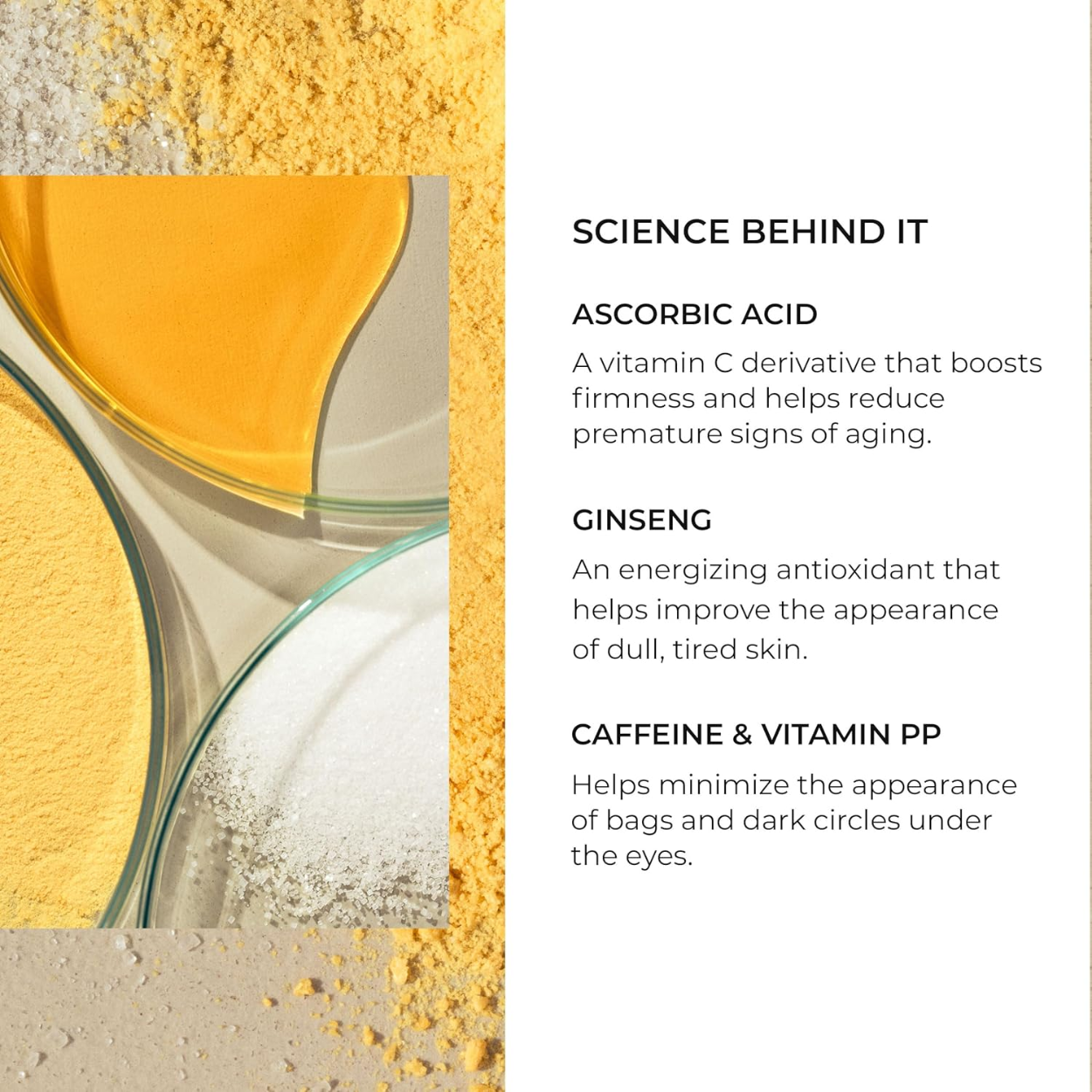 C+C Vitamin Eye Ingredients Image