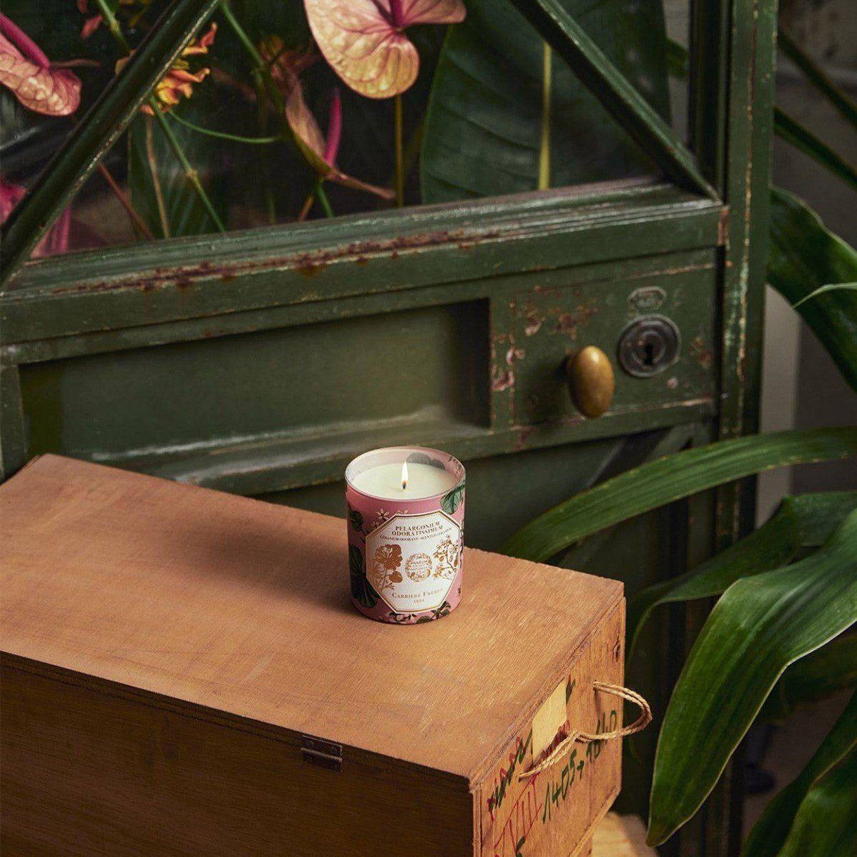 Carriere Freres Geranium Candle Lifestyle