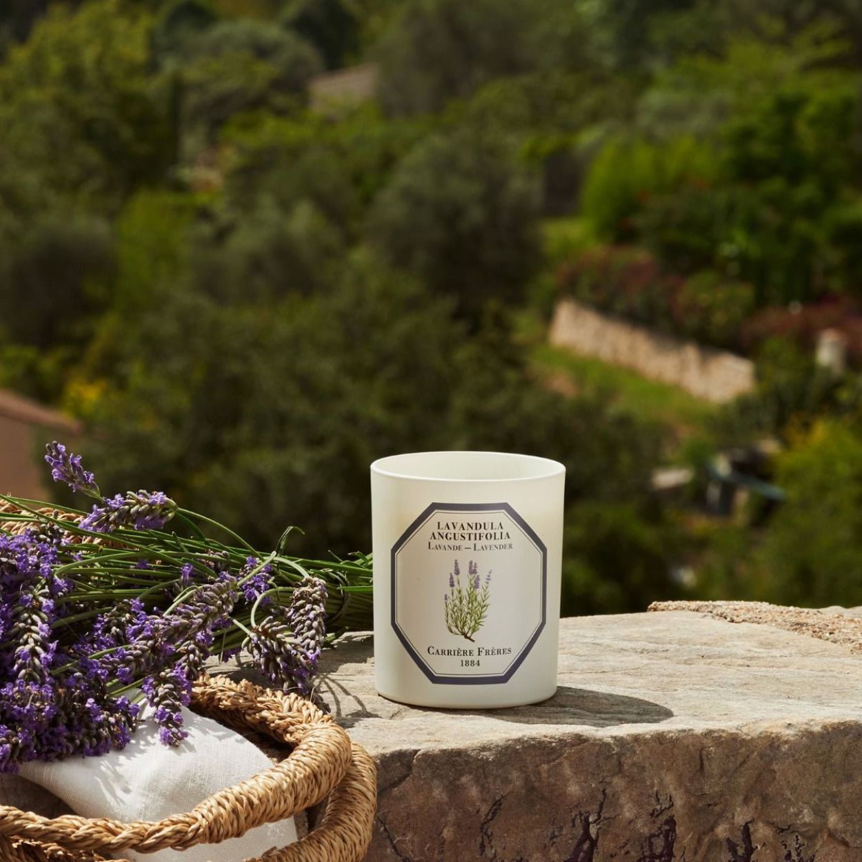 Carriere Freres Lavender Candle Lifestyle