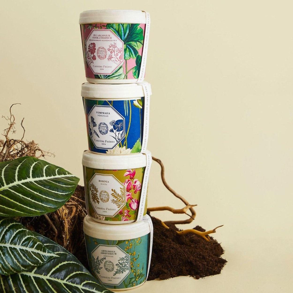 Carriere Freres Refill for Geranium Candle Lifestyle 1