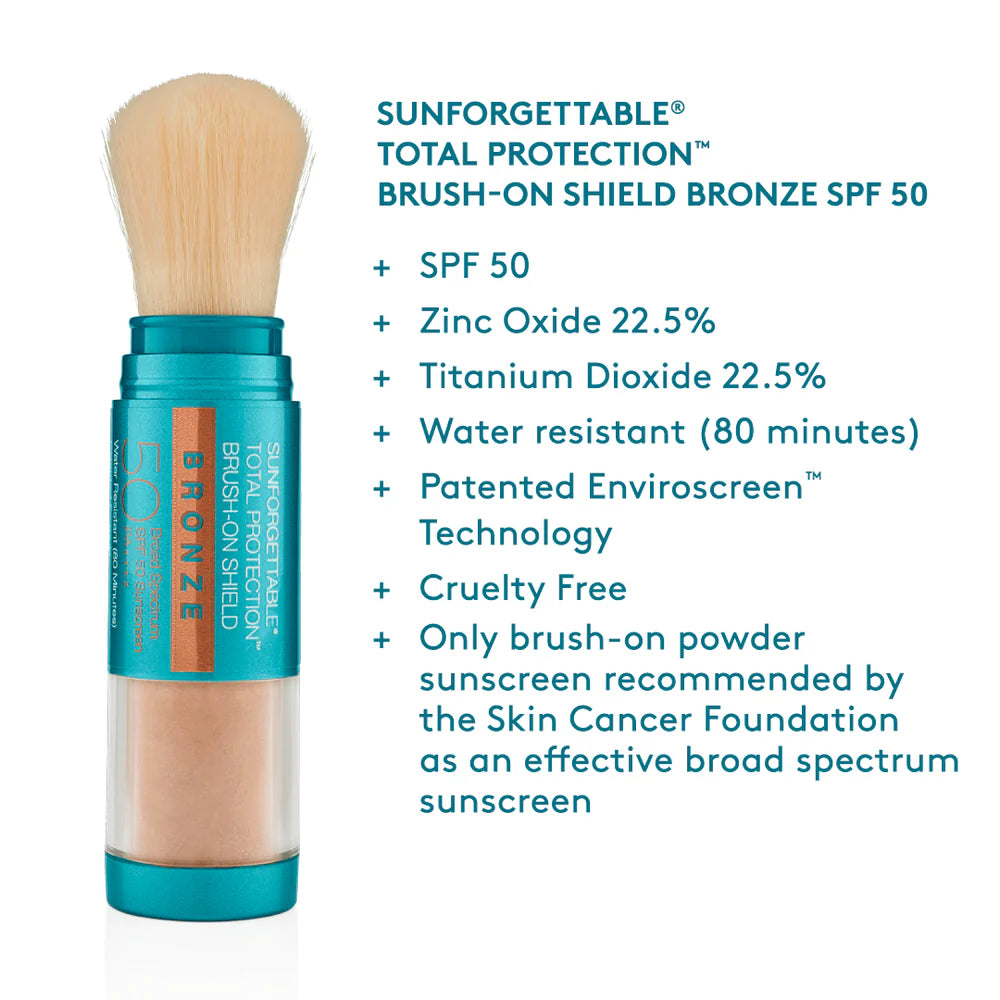 Sunforgettable® Total Protection® Brush-On Shield Bronze SPF 50 Information