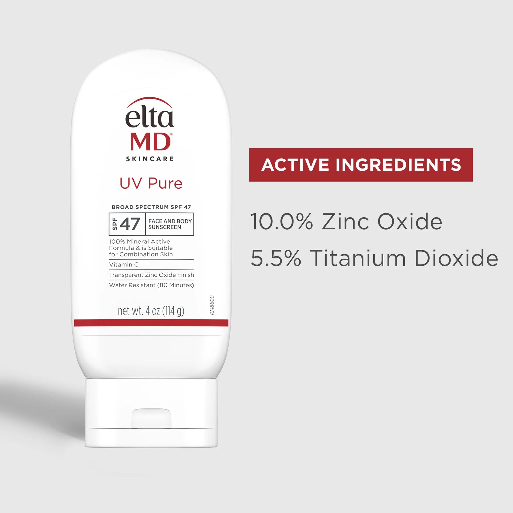 EltaMD UV Pure Broad-Spectrum SPF 47 Active Ingredients