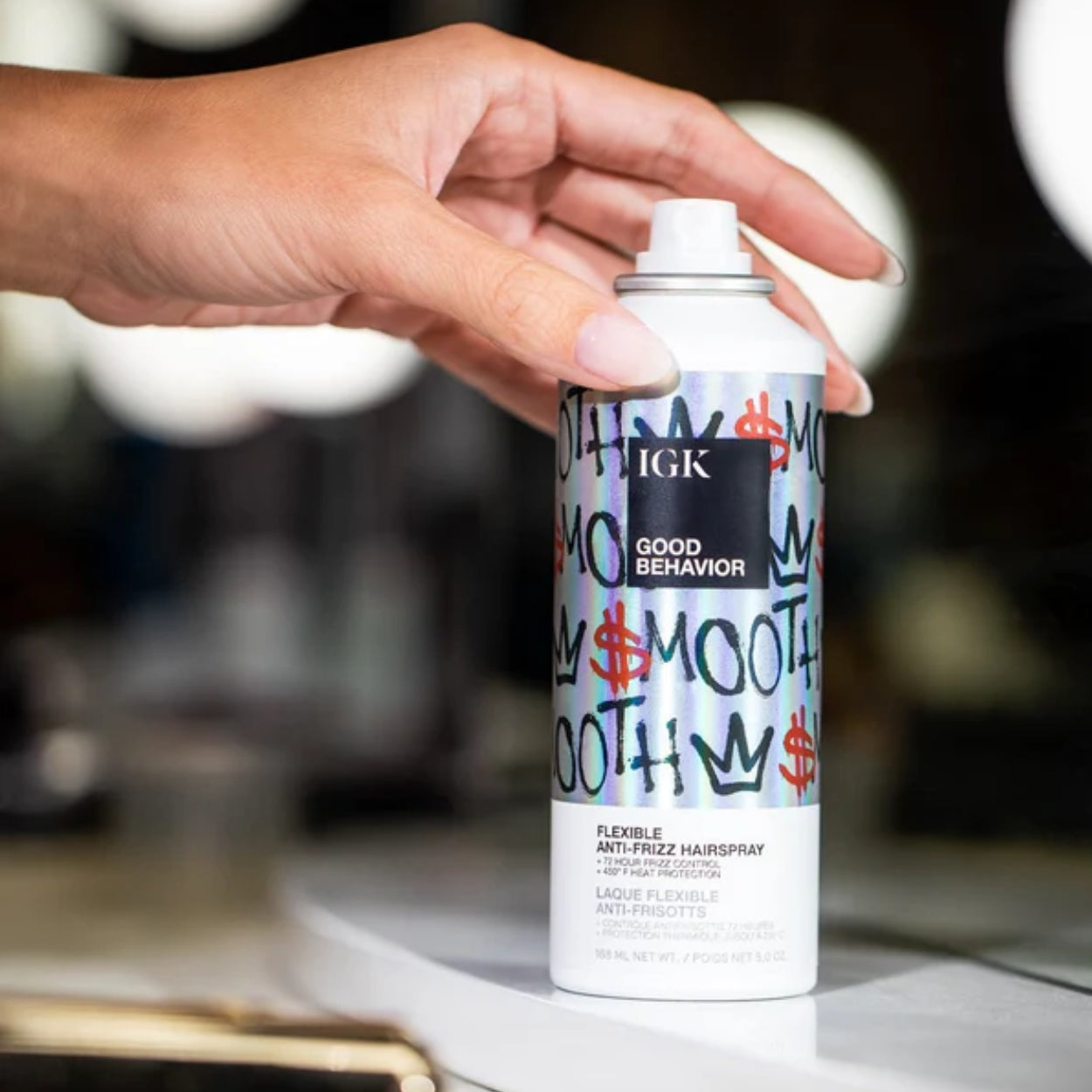 Good Behavior Flexible Anti Frizz Hairspray Lifestyle Image