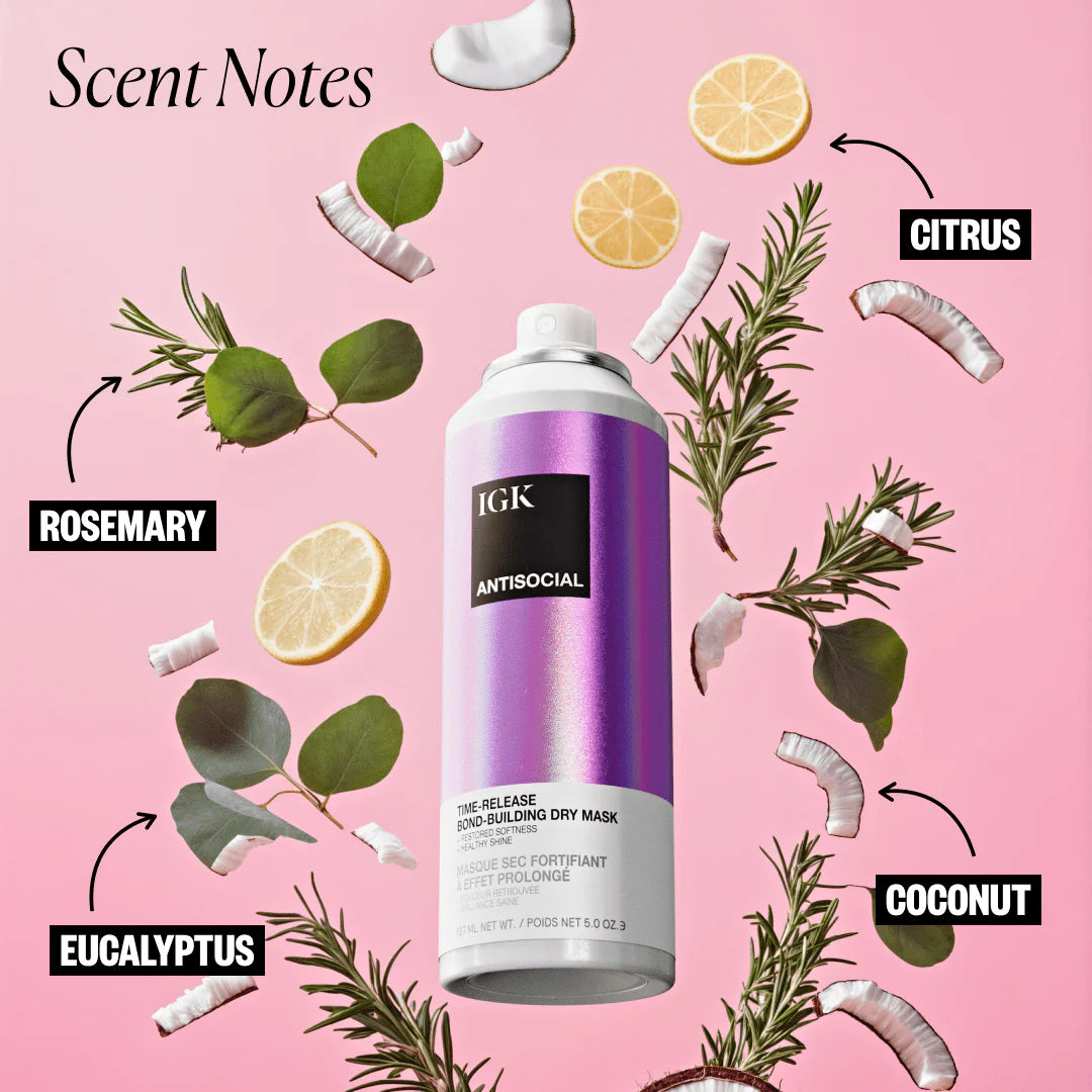 IGK Antisocial Dry Hair Mask  Scent Notes