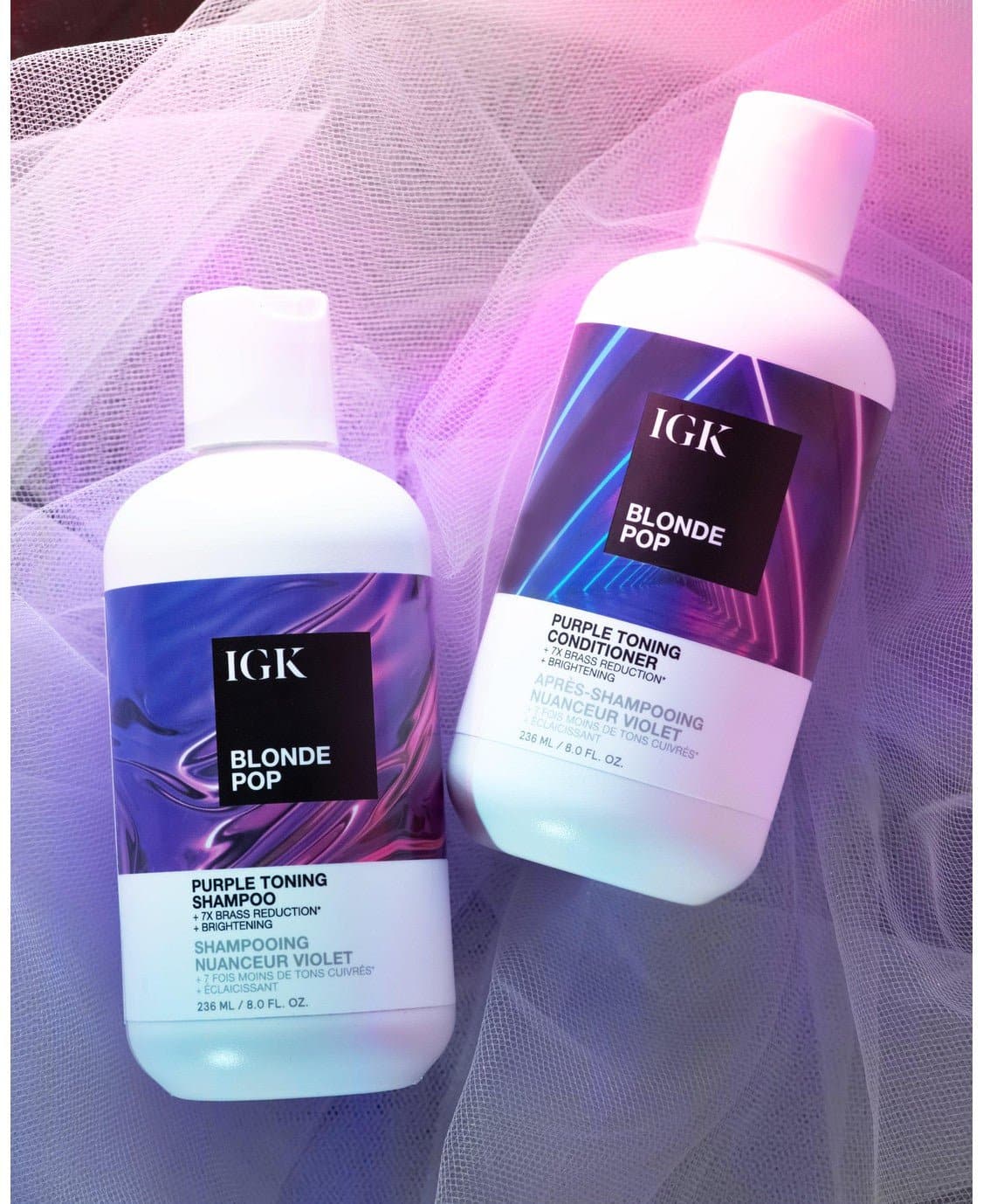 IGK Blonde Pop Conditioner and Shampoo