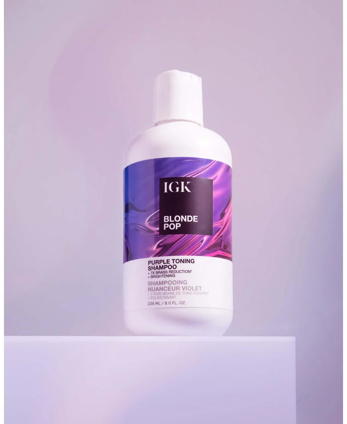 IGK Blonde Pop Purple Toning Shampoo Lifestyle