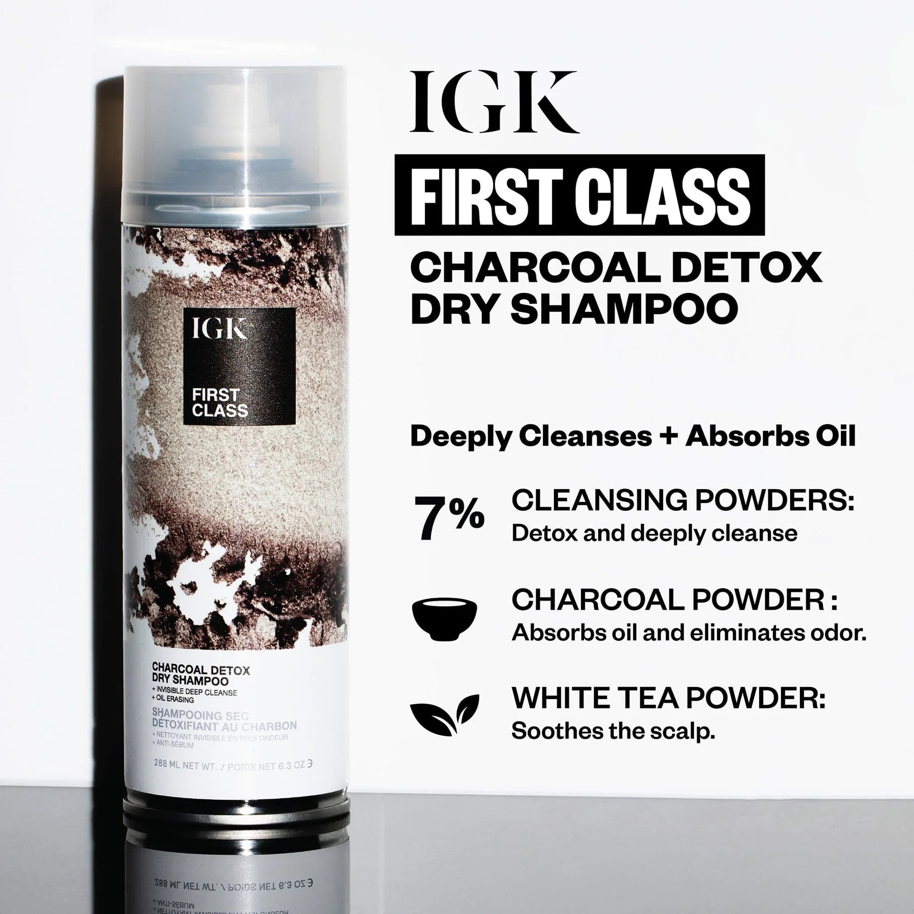 IGK First Class Dry Shampoo Benefits