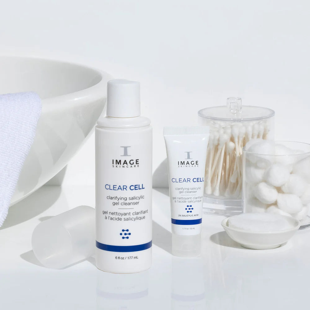 IMAGE Skincare Clear Cell Clarifying Salicylic Gel Cleanser Both Sizes