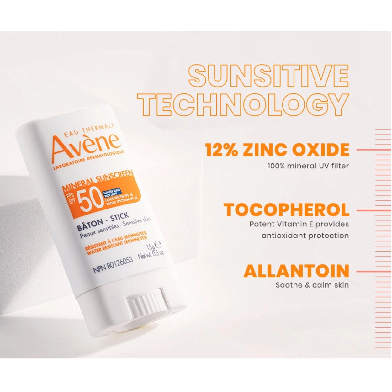Mineral Sunscreen Balm Stick SPF 50 features Image 2