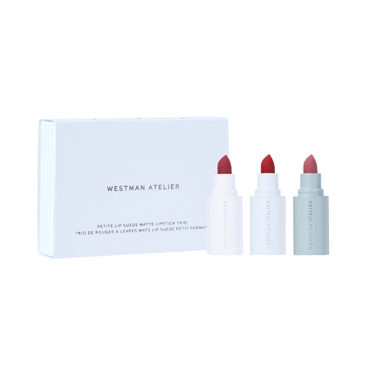 Petite Lip Suede Matte Lipstick Trio Hero Image