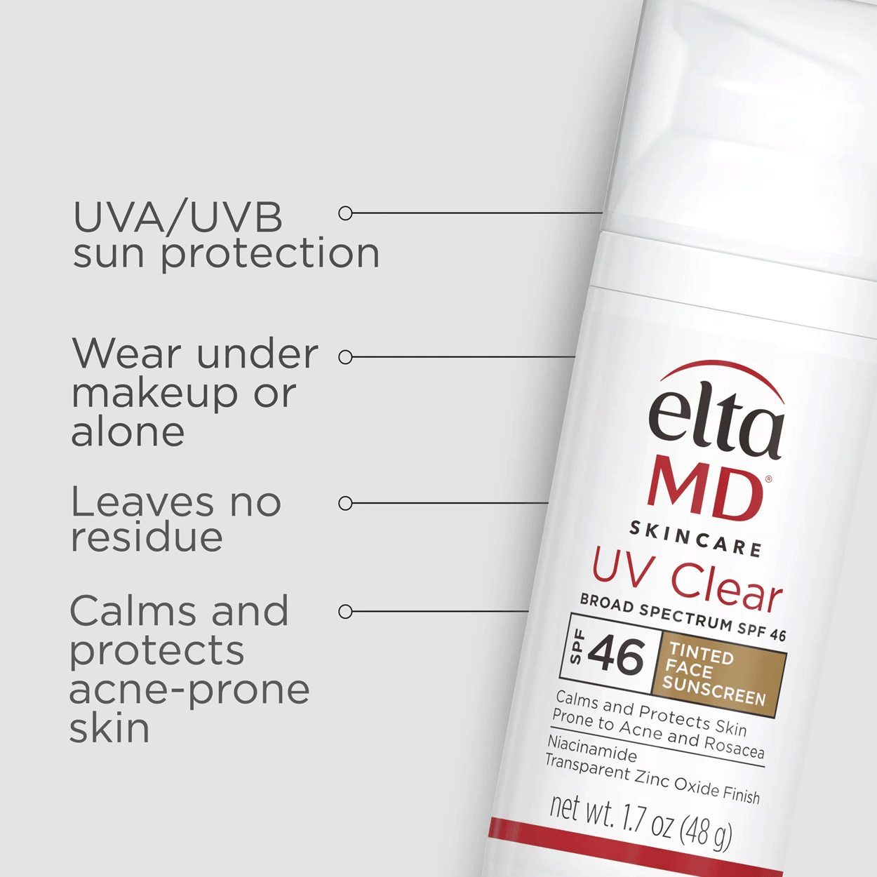 UV Clear Broad Spectrum 46 Tinted