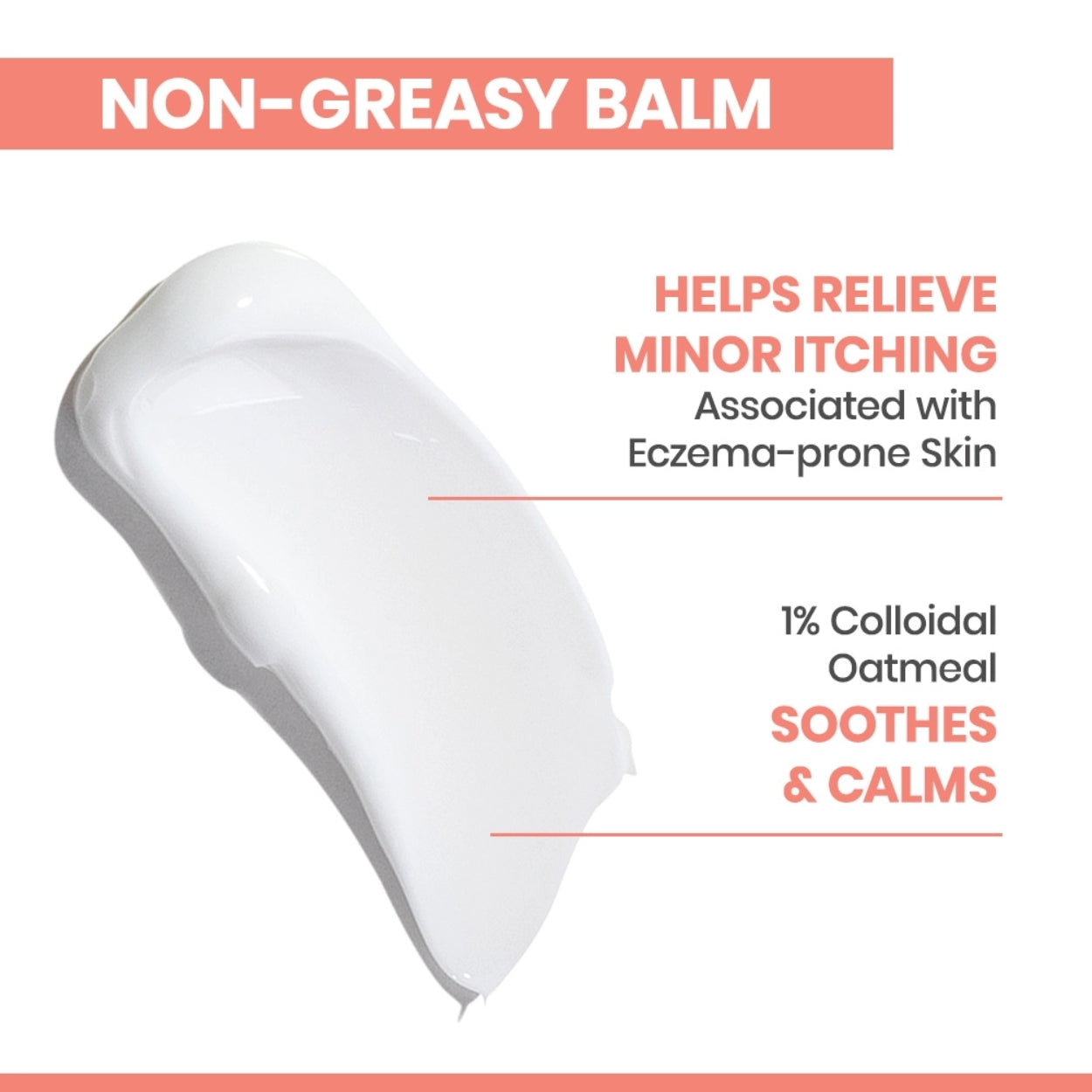 XeraCalm Eczema Calming Relief Balm Features Image