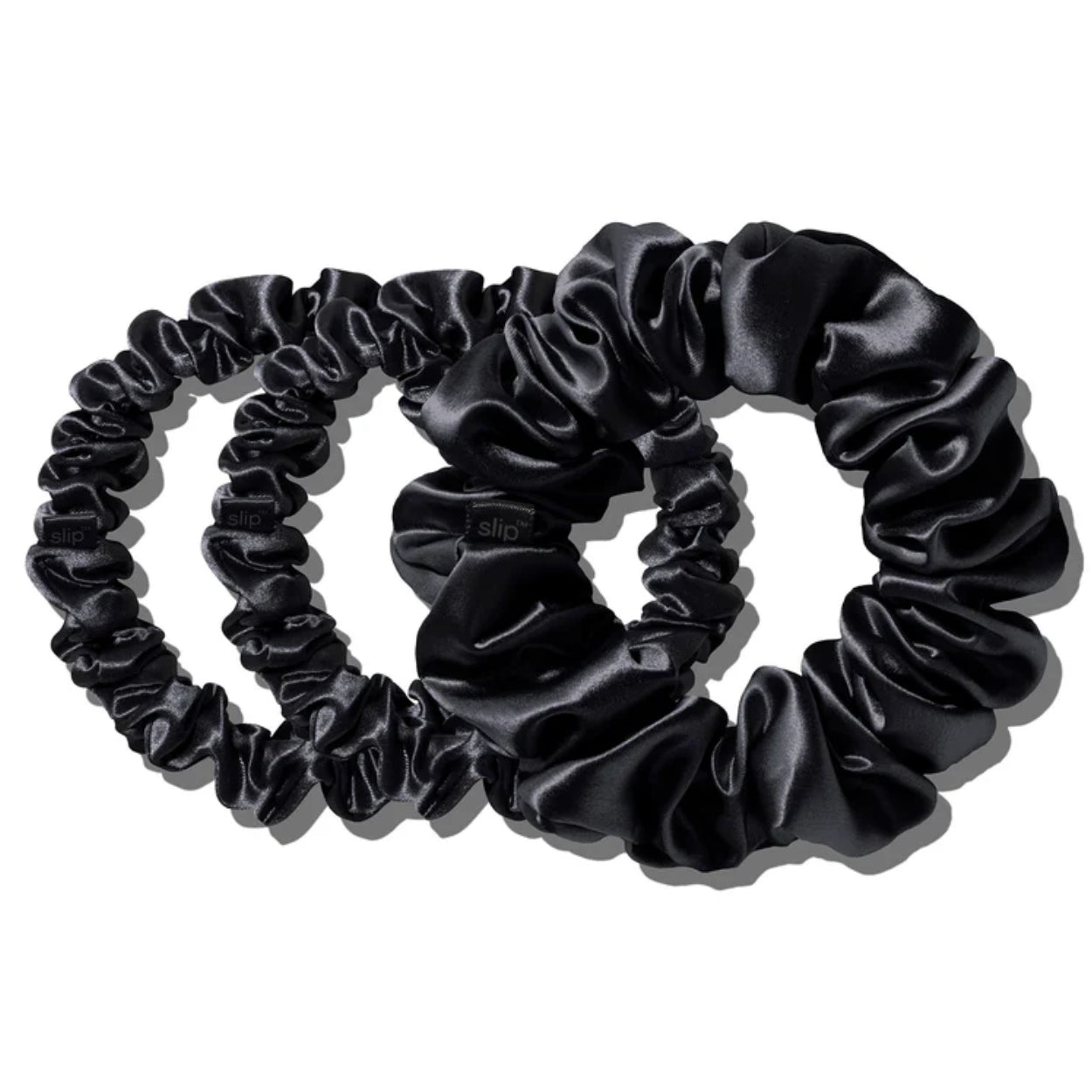 Back to Basics Black Midi/Large Scrunchie Set