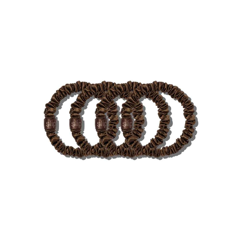 Back to Basics Dark Brown Skinny Scrunchies Hero Image 1