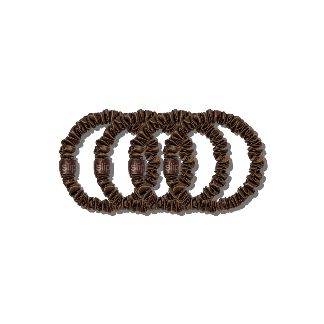 Back to Basics Dark Brown Skinny Scrunchies Hero Image 1