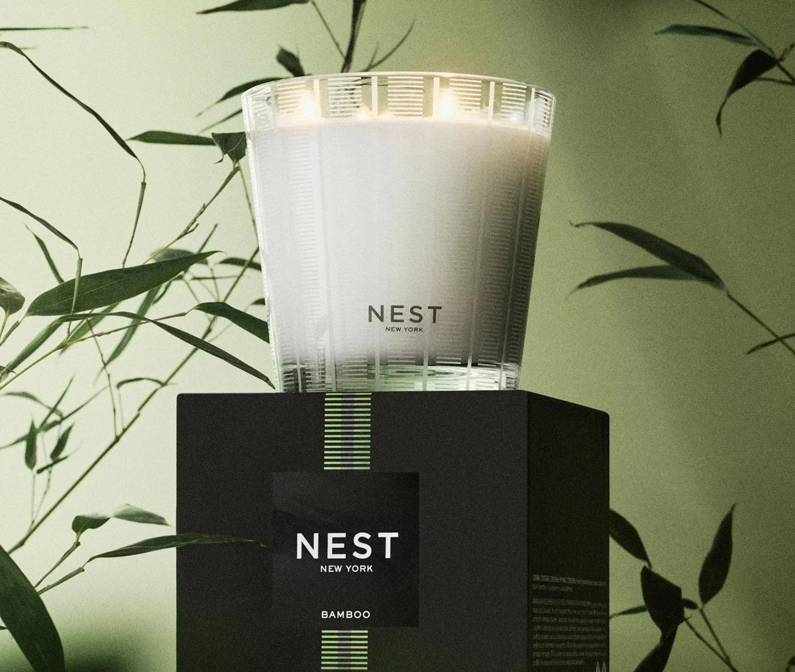 Bamboo Candle 21.1 oz Lifestyle Image