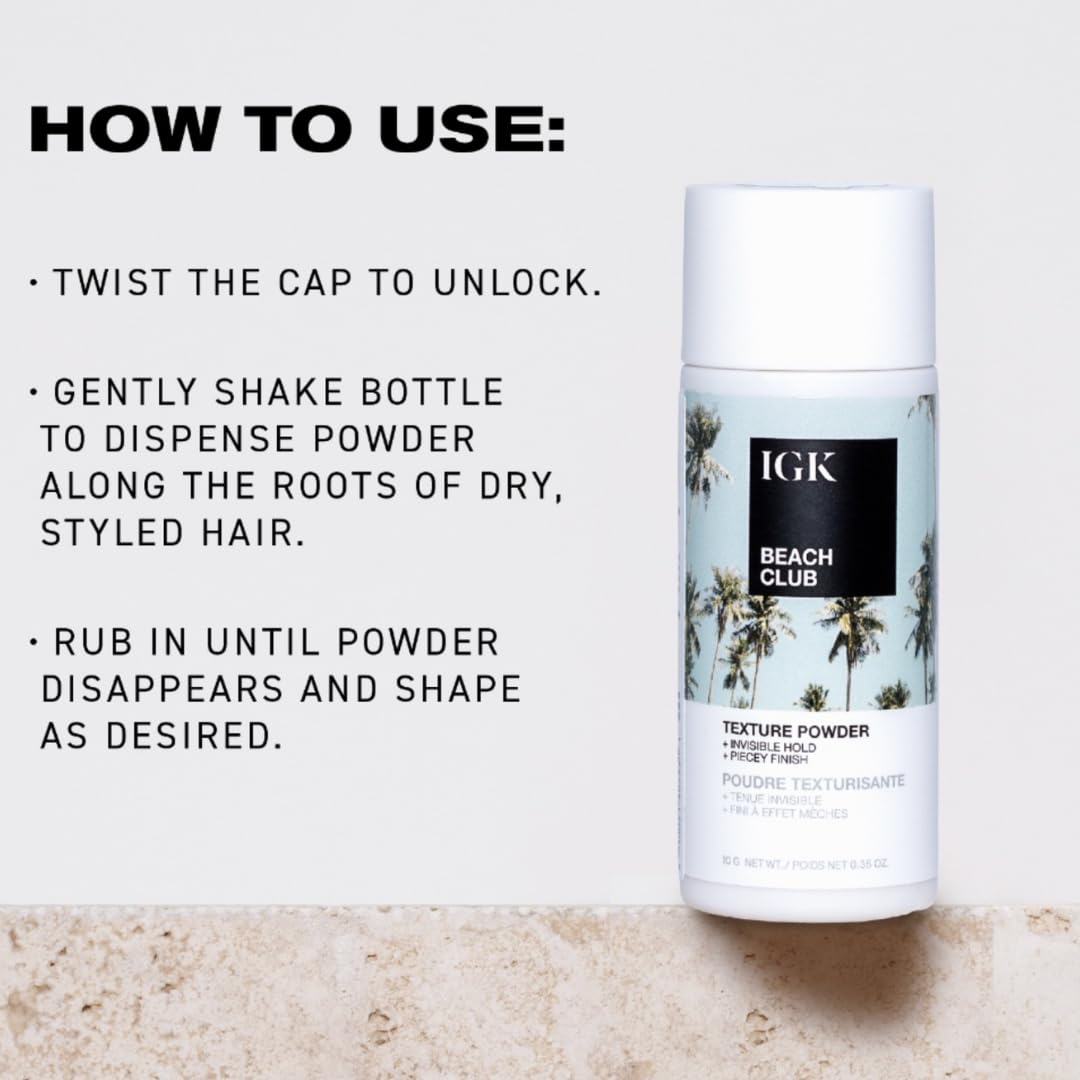 Beach Club Texture Powder Infographic Image 2