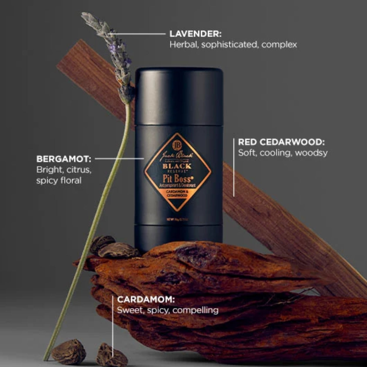 Black Reserve™ Pit Boss® Antiperspirant & Deodorant Features Image 2