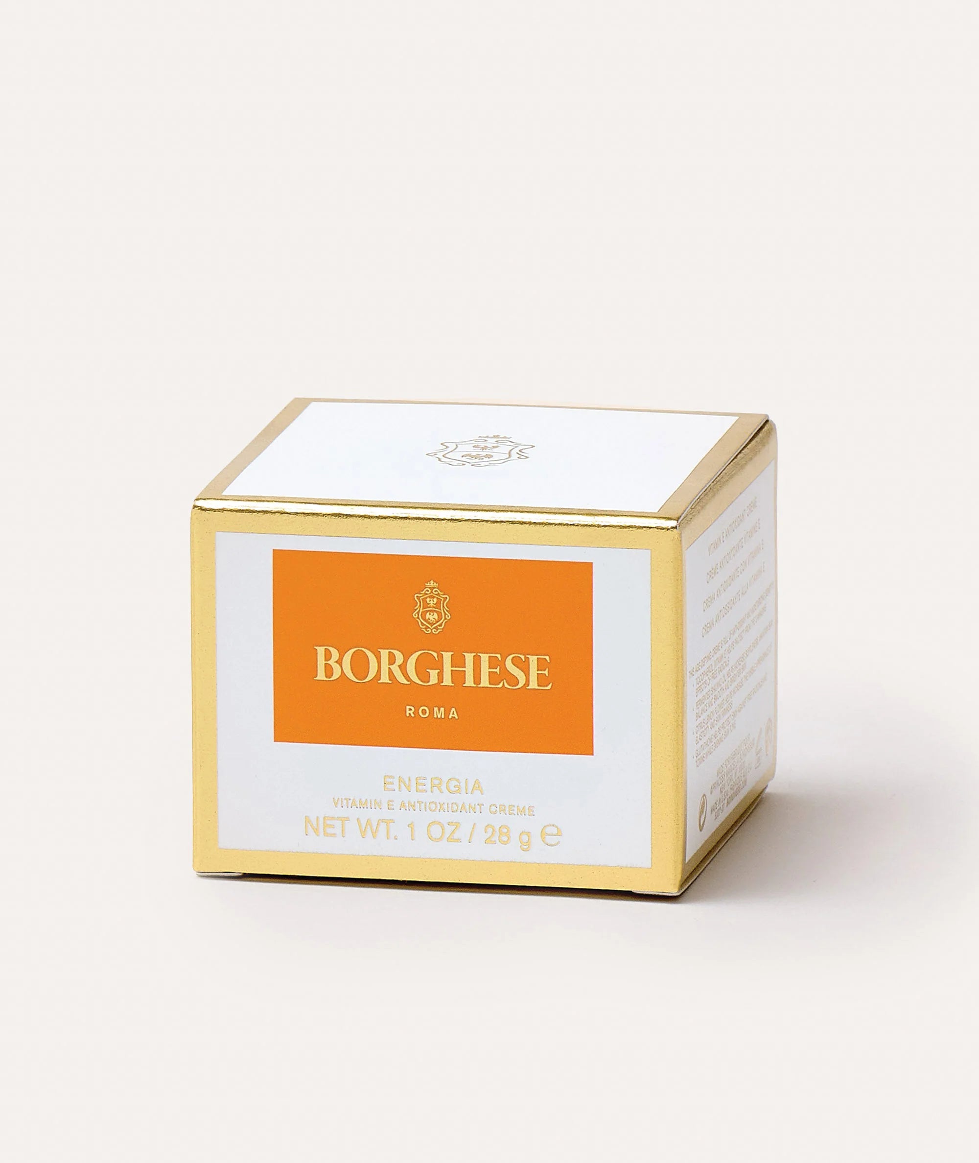 Borghese Energia Vitamin E Antioxidant Cream Packaging