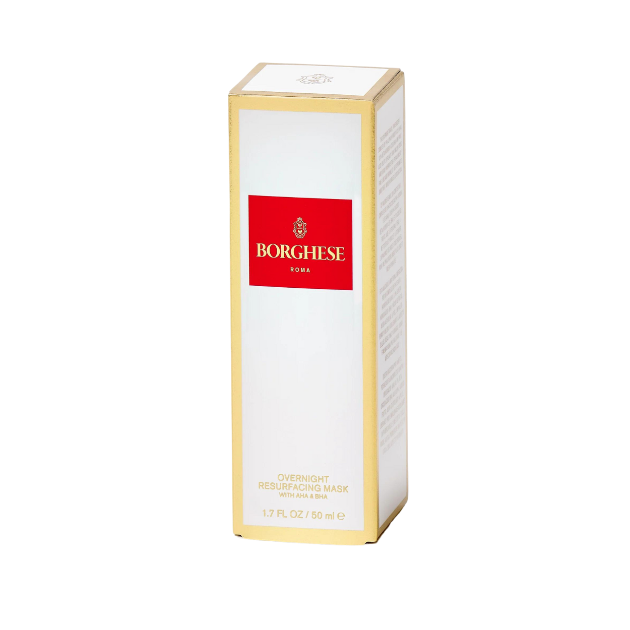 Borghese Overnight Resurfacing Mask with AHA & BHA Packaging