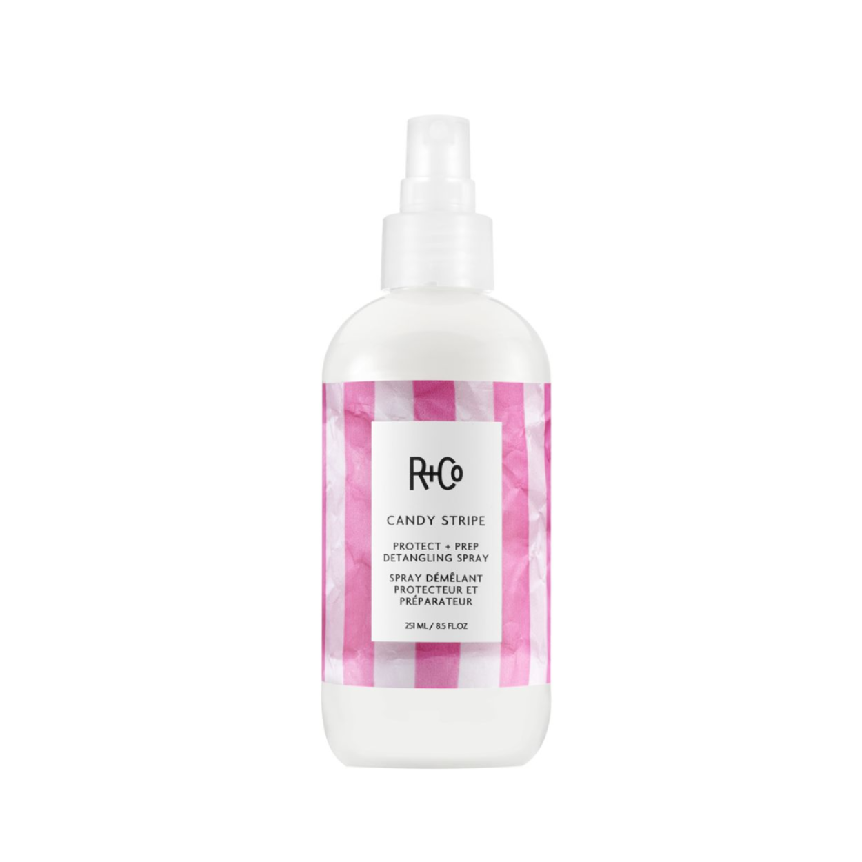 Candy Stripe Protect + Prep Detangling Spray Hero Image