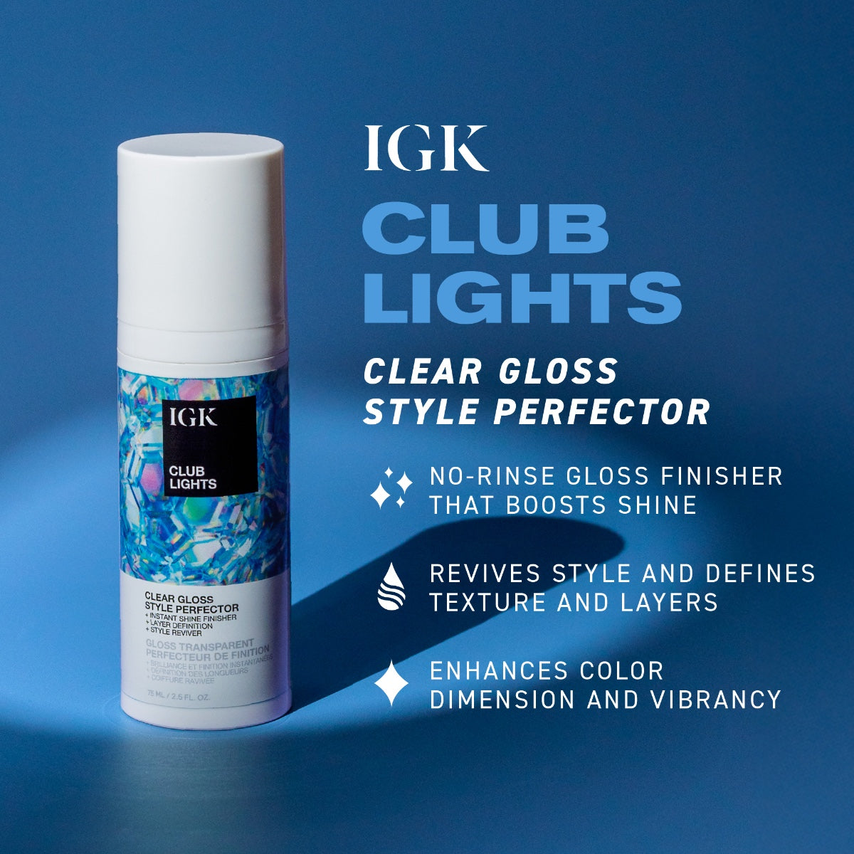 Club Lights Clear Gloss Style Perfector Infographic Image