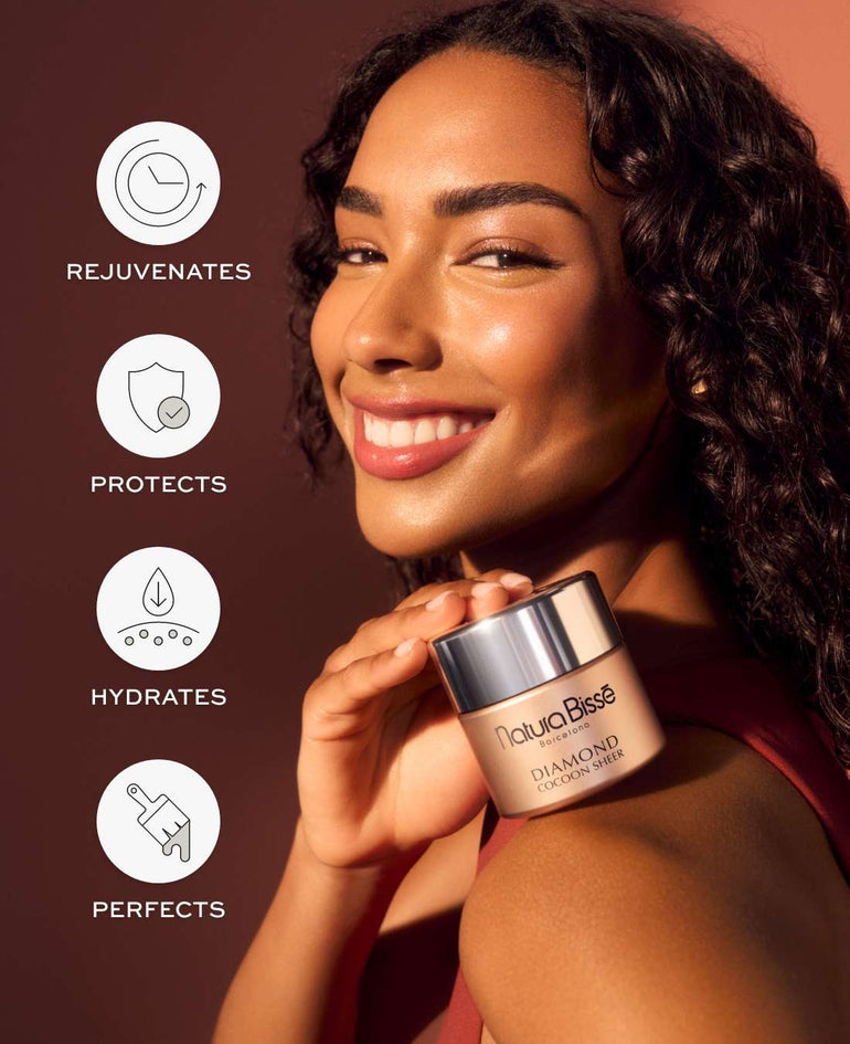 Diamond Cocoon Sheer Cream Infographic Image 