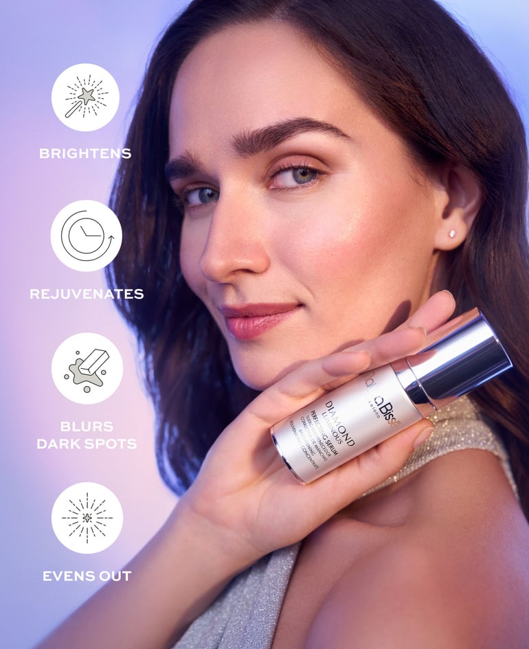 Diamond Luminous Perfecting Serum Infographic Image