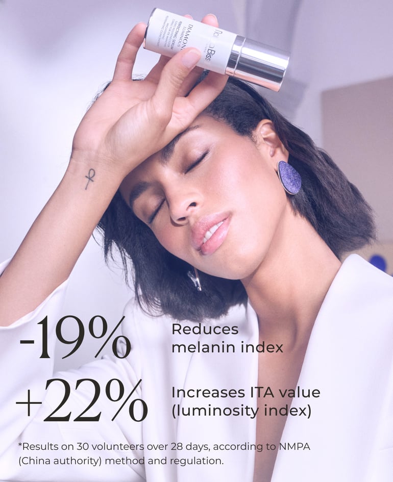 Diamond Luminous Perfecting Serum Infographic Image 1