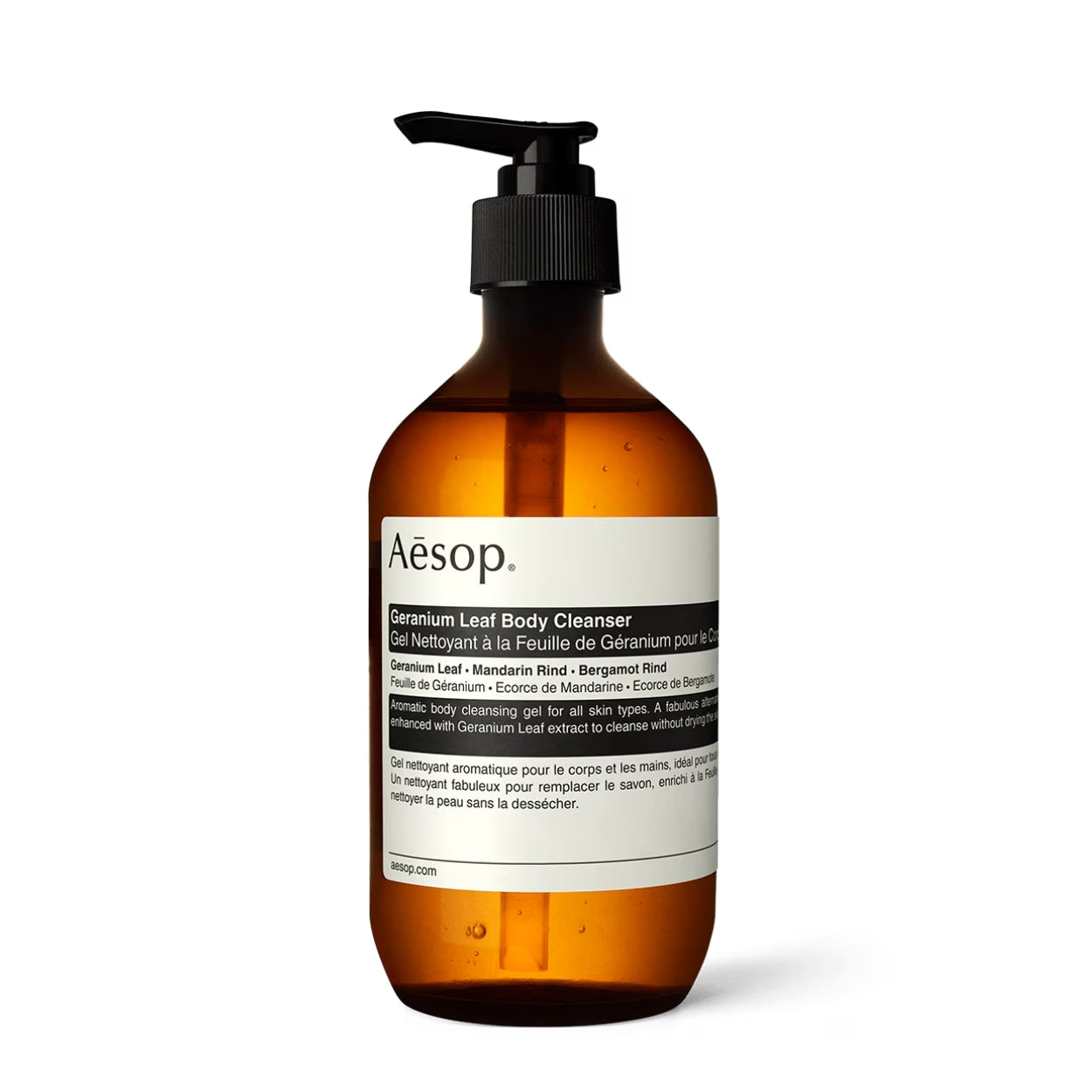 Geranium Leaf Body Cleanser Hero Image 16.9  1