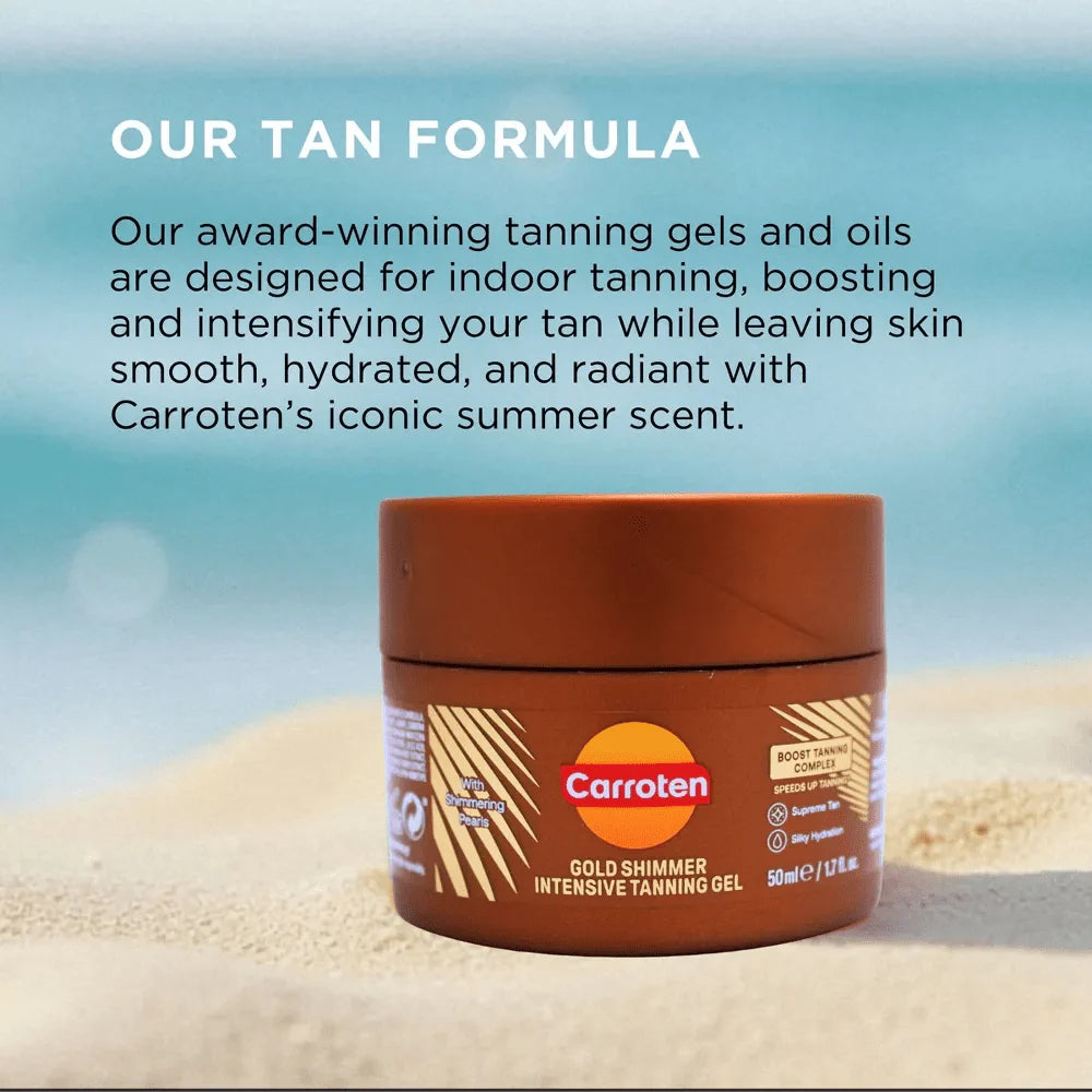 Gold Shimmer Tanning Gel Mini (Pack 2) Lifestyle image