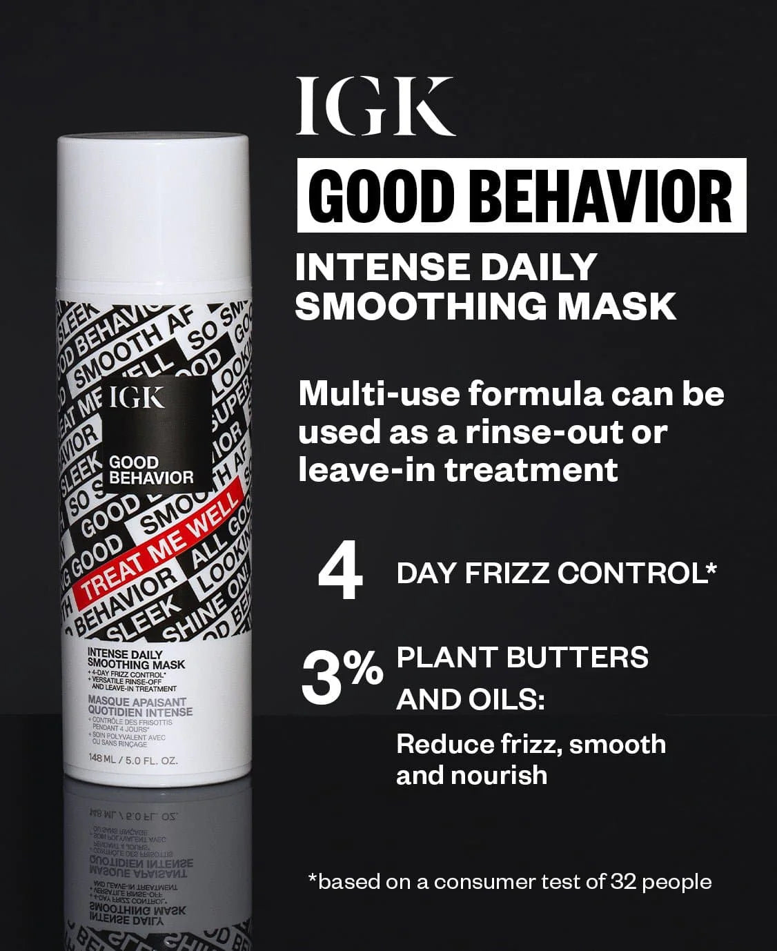 Good Behavior Intense Daily Smoothing Mask features Image 1