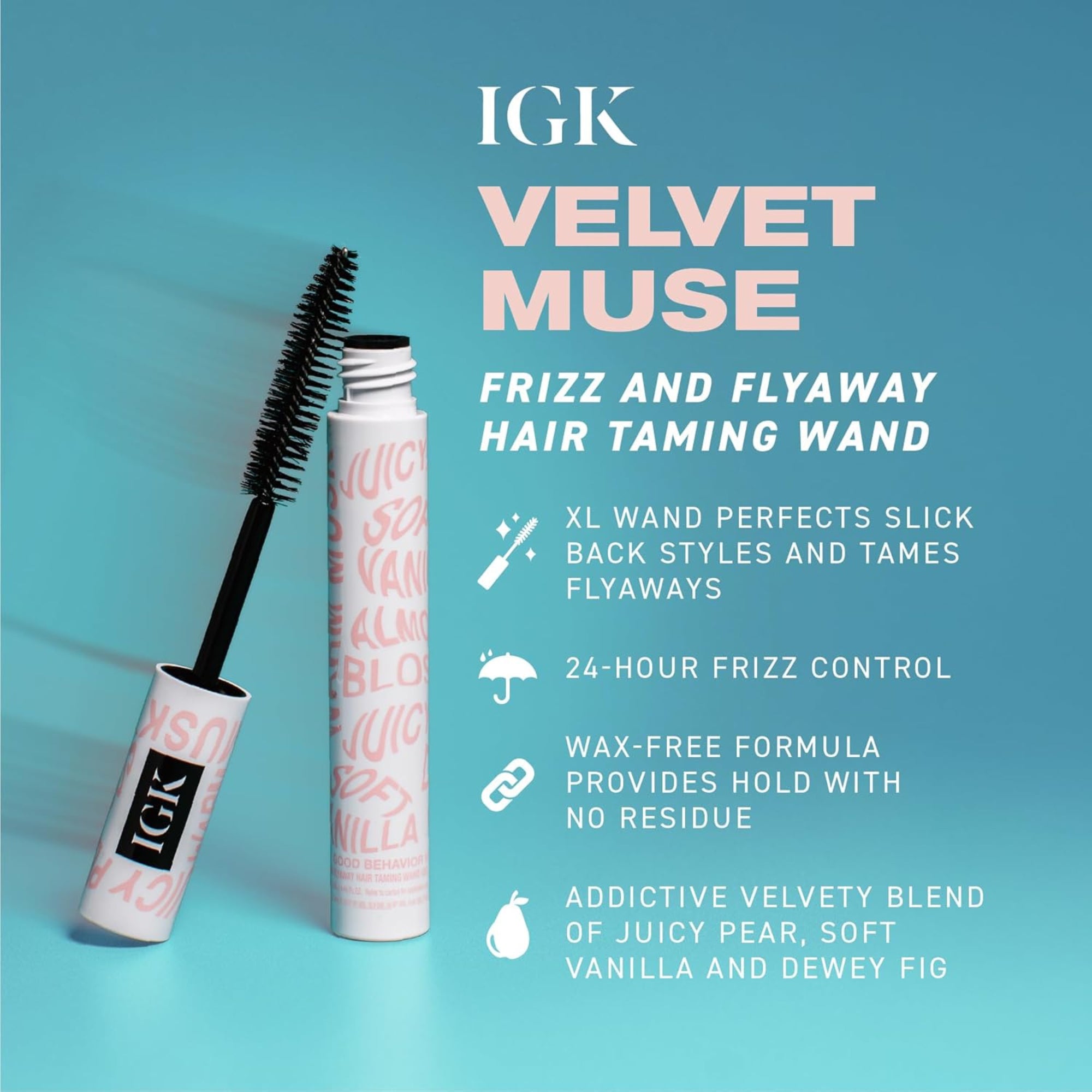  Good Behavior Velvet Muse Frizz And Flyaway Hair Taming Wand Infographic Image