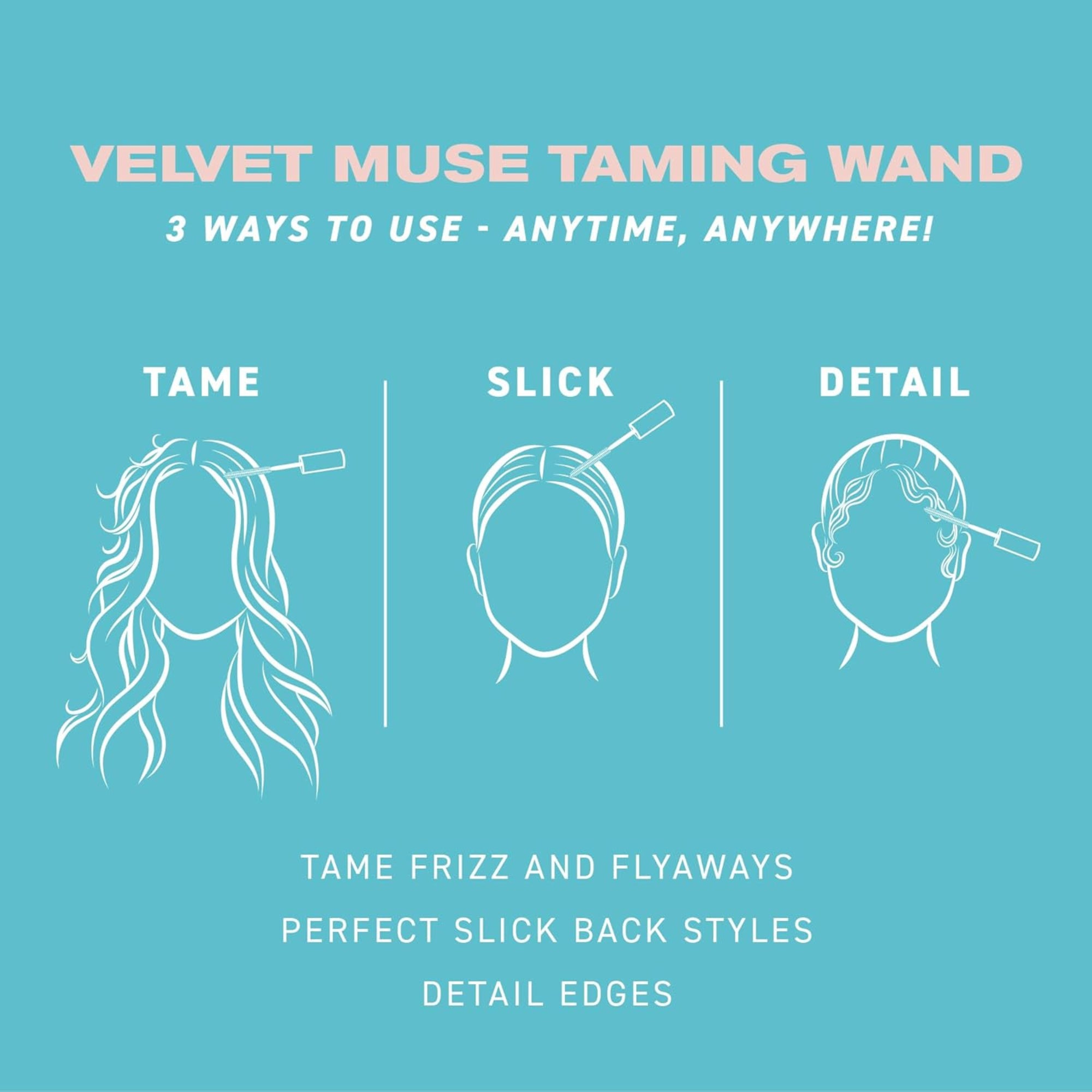  Good Behavior Velvet Muse Frizz And Flyaway Hair Taming Wand Infographic Image 3