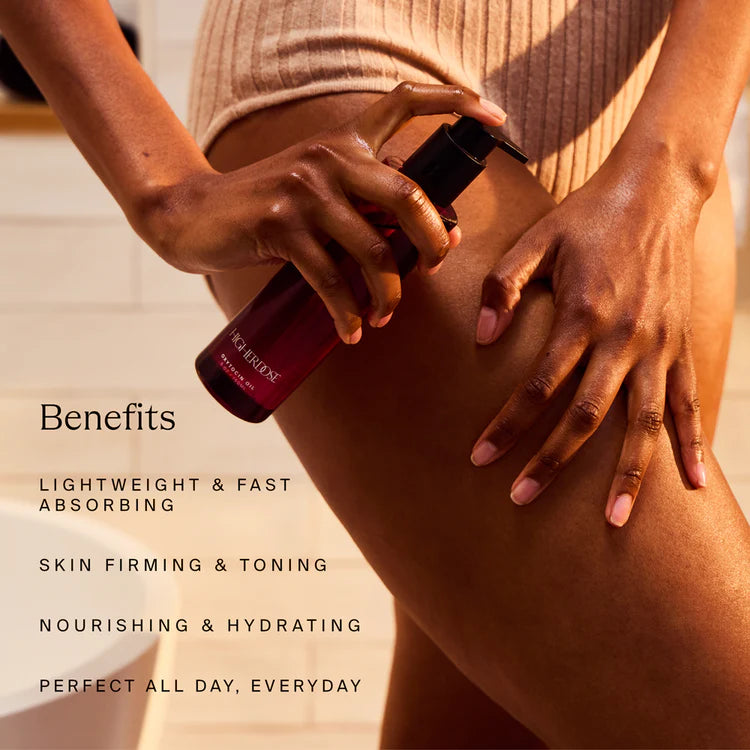 Supercharge Copper Body Brush + Oxytocin Oil Duo