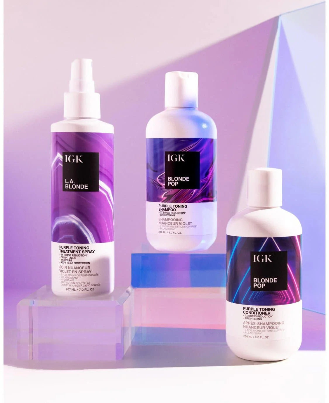 IGK Blonde Pop Purple Toning Shampoo Blonde Line