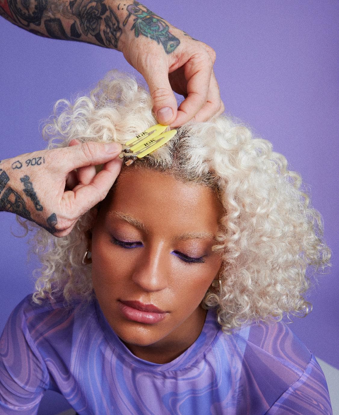 IGK LA Blonde Purple Toning Treatment Lifestyle