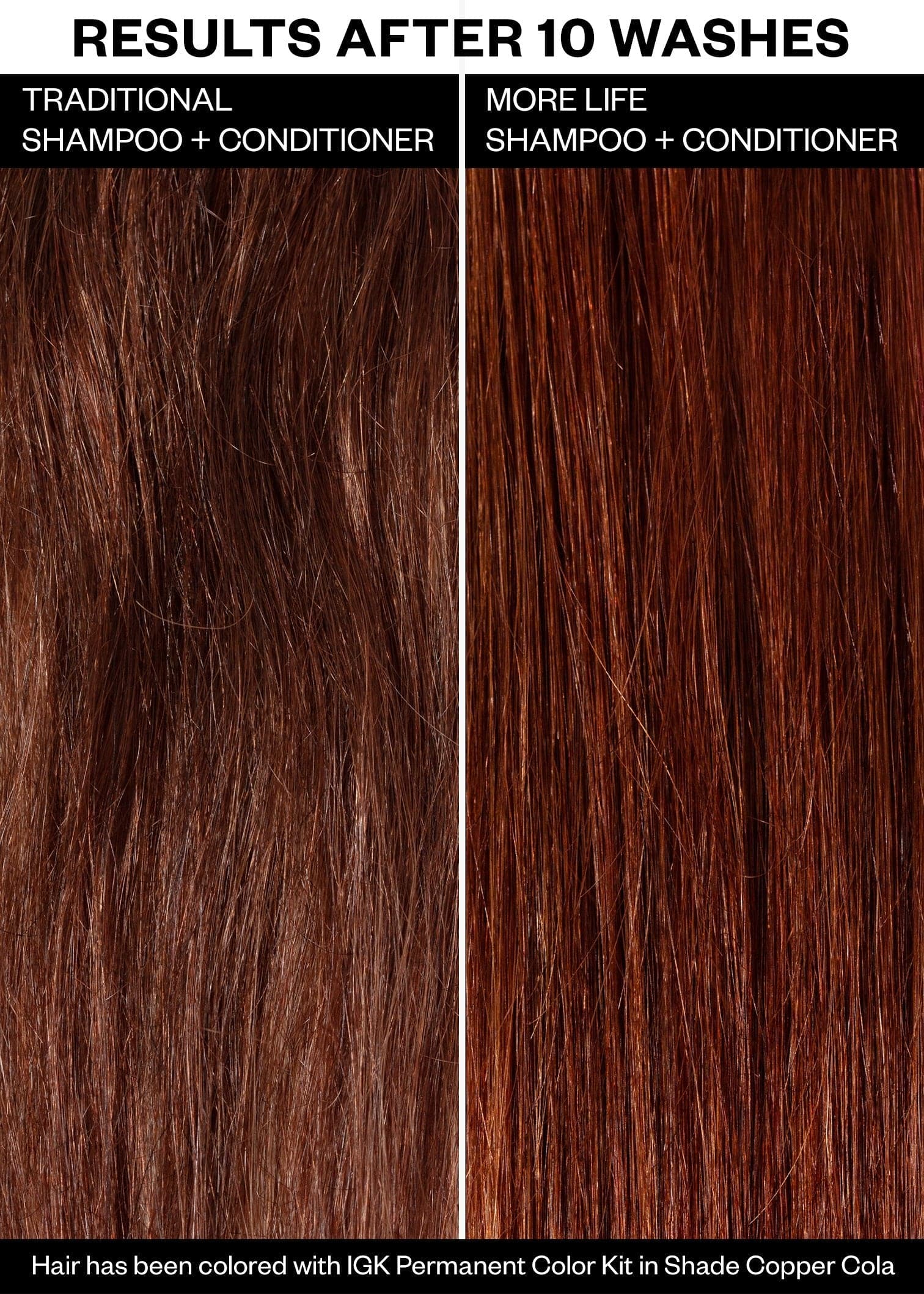 More Life Color Extending Gloss Shampoo Results