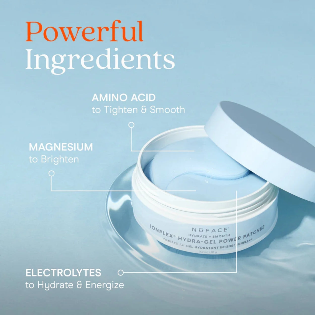 IonPlex® Hydra-Gel Power Patches Eye Masks lifestyle Image 
