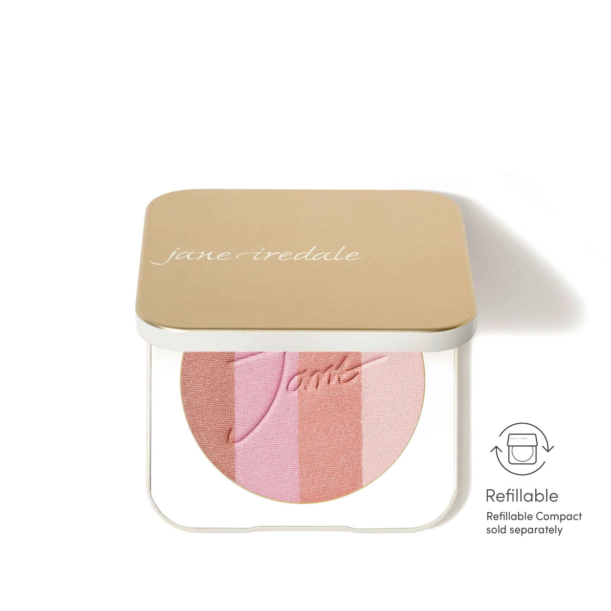Jane Iredale PureBronze Shimmer Bronzer Refill Peaches and Cream In Compact