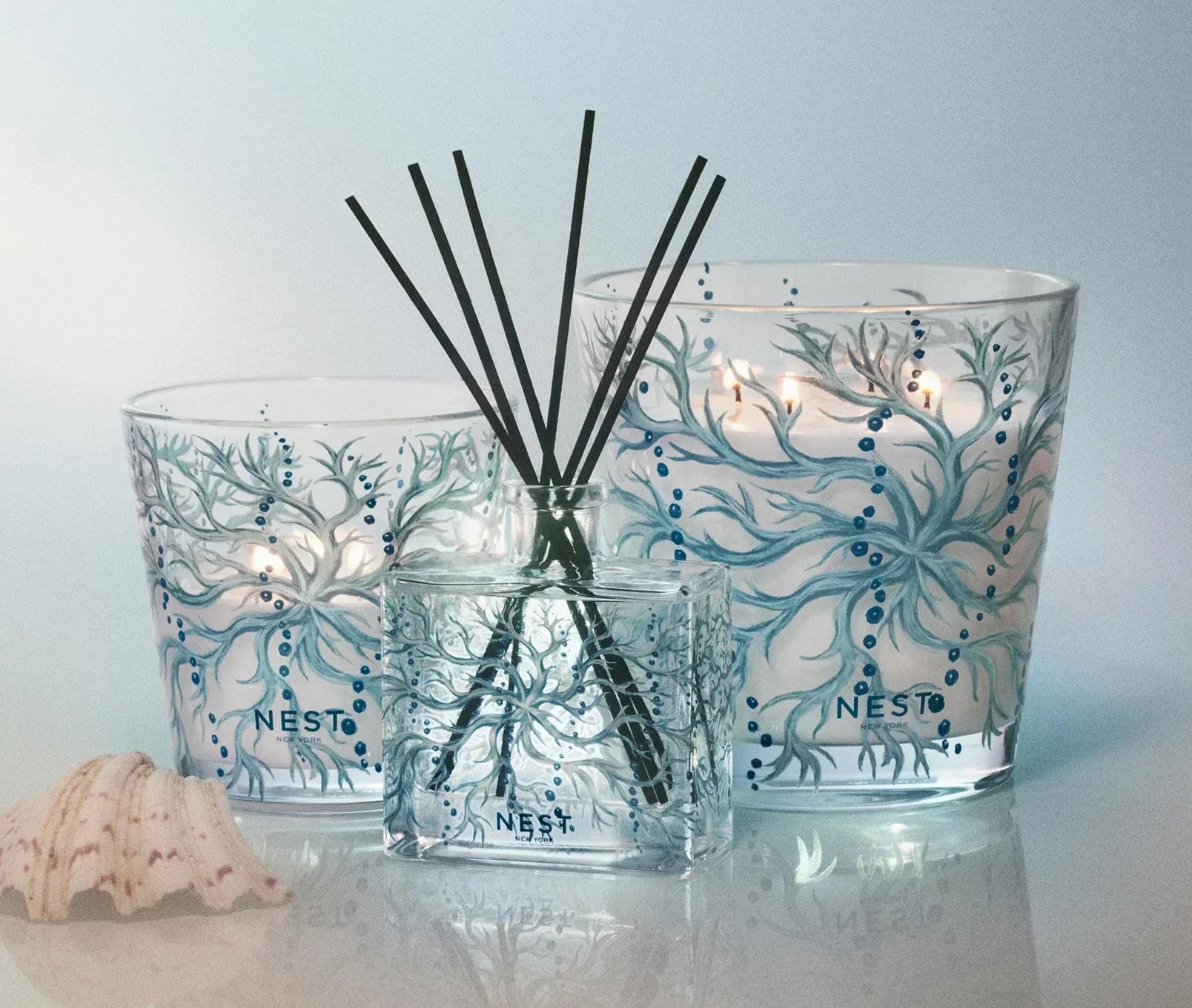 Ocean Mist & Sea Salt Classic Candle 47.3 oz Lifestyle Image 1