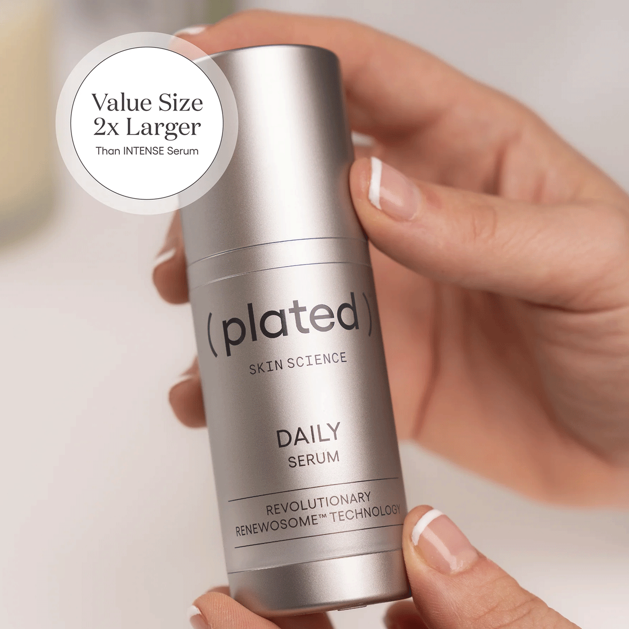 Plated Skin Science Daily Serum Value