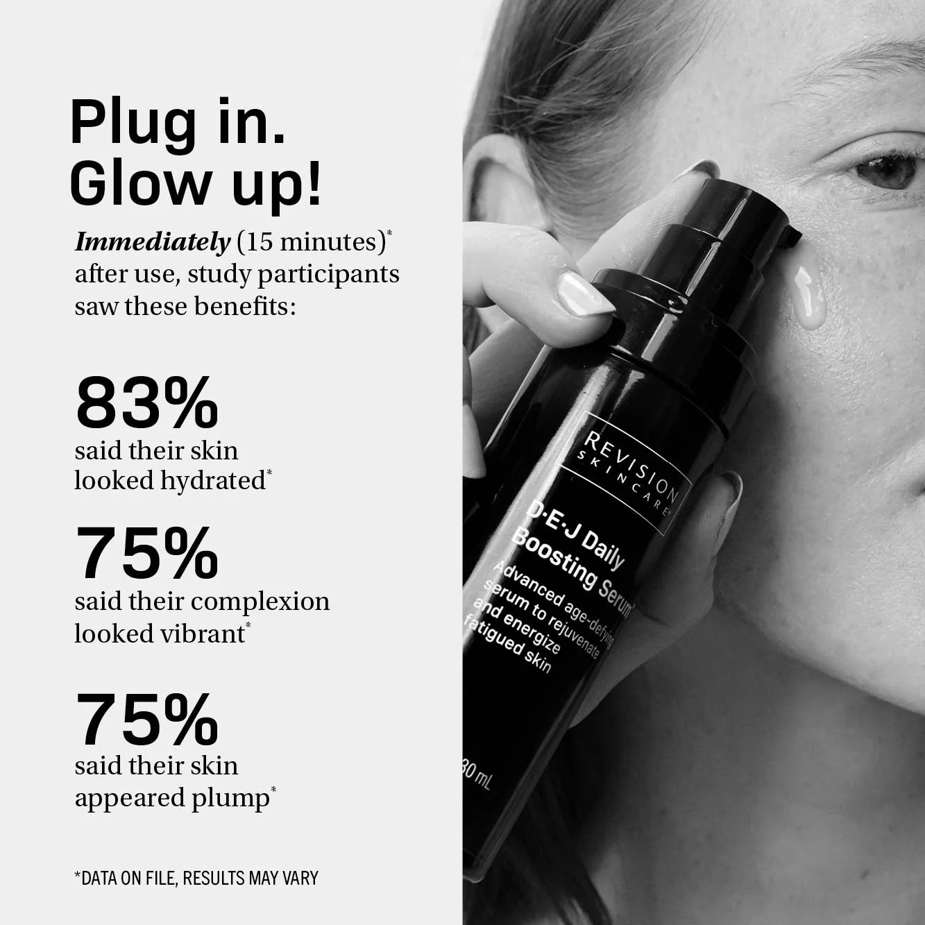 Revision Skincare DEJ Daily Boosting Serum Clinical Results