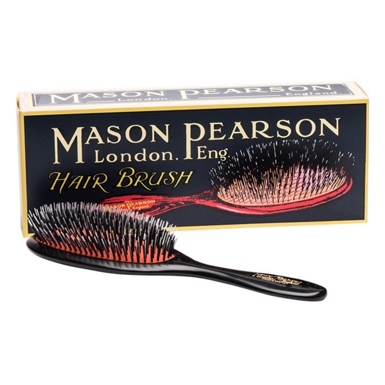 Small Extra Boar Bristle Hairbrush B2 Image 4
